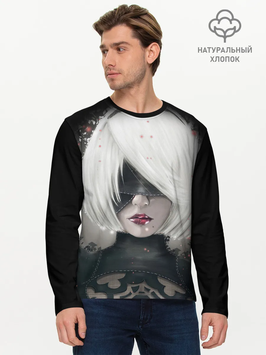 Мужской лонгслив базовый / YoRHa | Nier