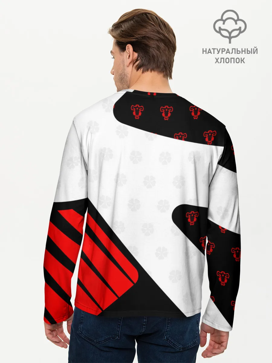 Мужской лонгслив базовый / The Devil You Know!