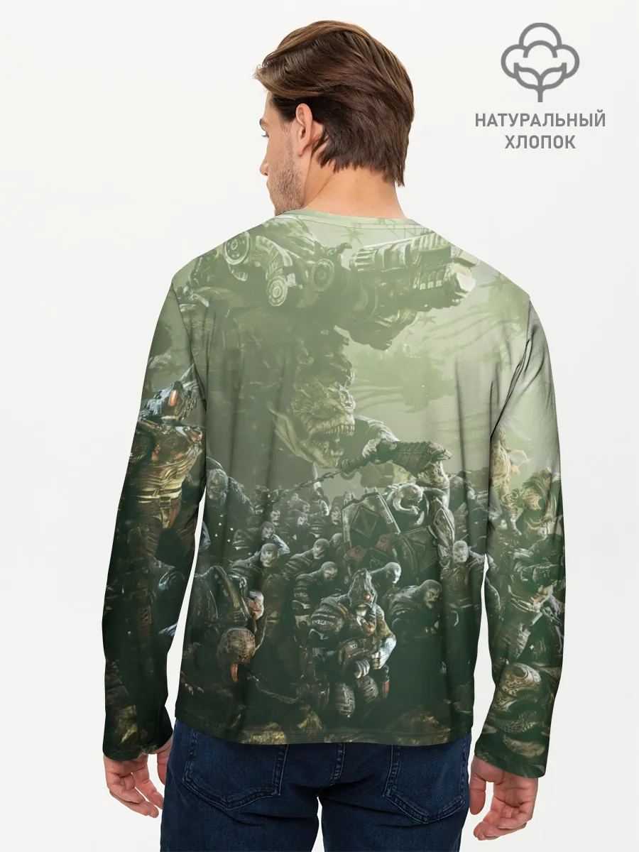 Мужской лонгслив базовый / Орда Локустов