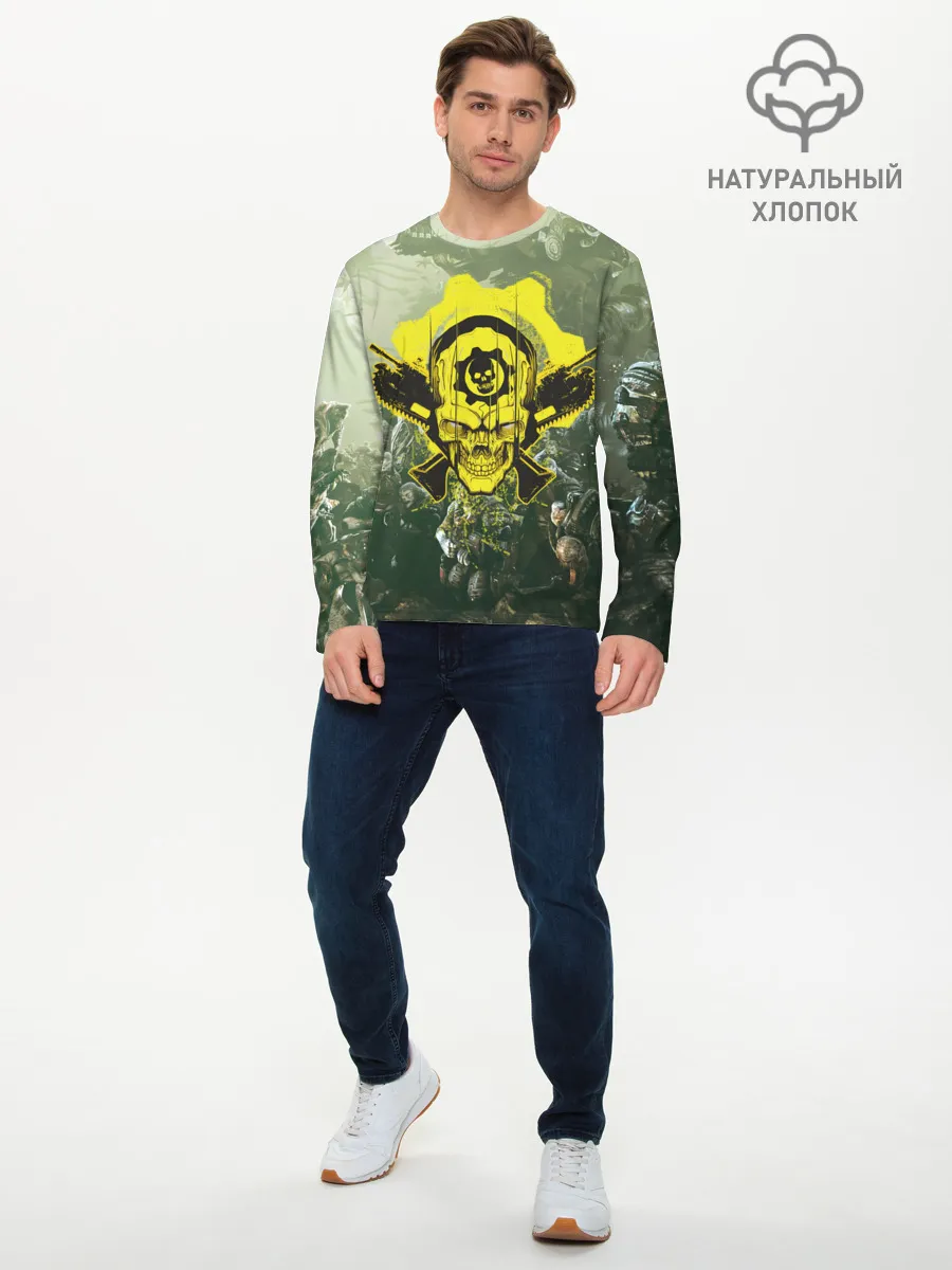 Мужской лонгслив базовый / Орда Локустов