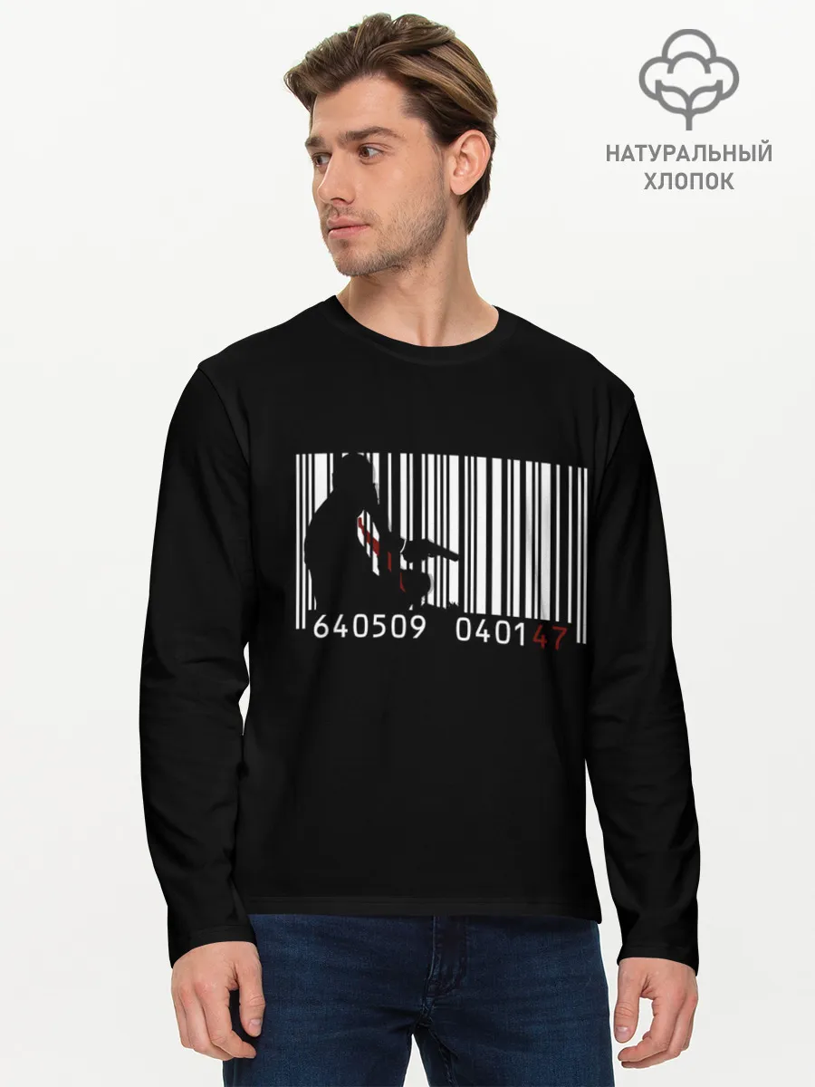 Мужской лонгслив базовый / Agent 47