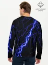 Мужской лонгслив базовый / THE WITCHER МОЛНИЯ BLUE