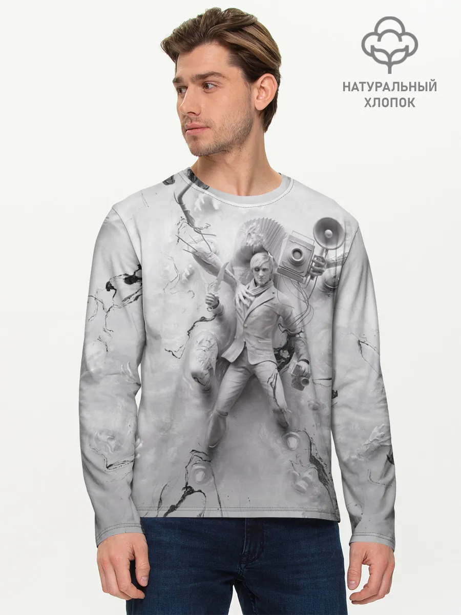 Мужской лонгслив базовый / The Evil Within 2