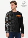 Мужской лонгслив базовый / KTM MOTORCYCLES / КТМ МОТОЦИКЛЫ