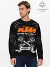 Мужской лонгслив базовый / KTM MOTORCYCLES / КТМ МОТОЦИКЛЫ
