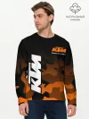 Мужской лонгслив базовый / KTM MOTORCYCLES / КТМ МОТОЦИКЛ
