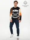 Мужской лонгслив базовый / KTM MOTORCYCLES / КТМ МОТОЦИКЛЫ