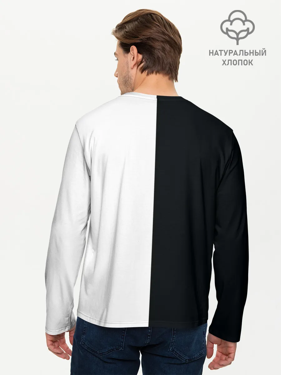 Мужской лонгслив базовый / Hitman BW
