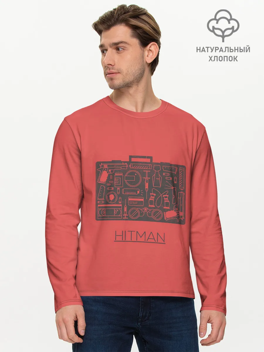 Мужской лонгслив базовый / Secret case