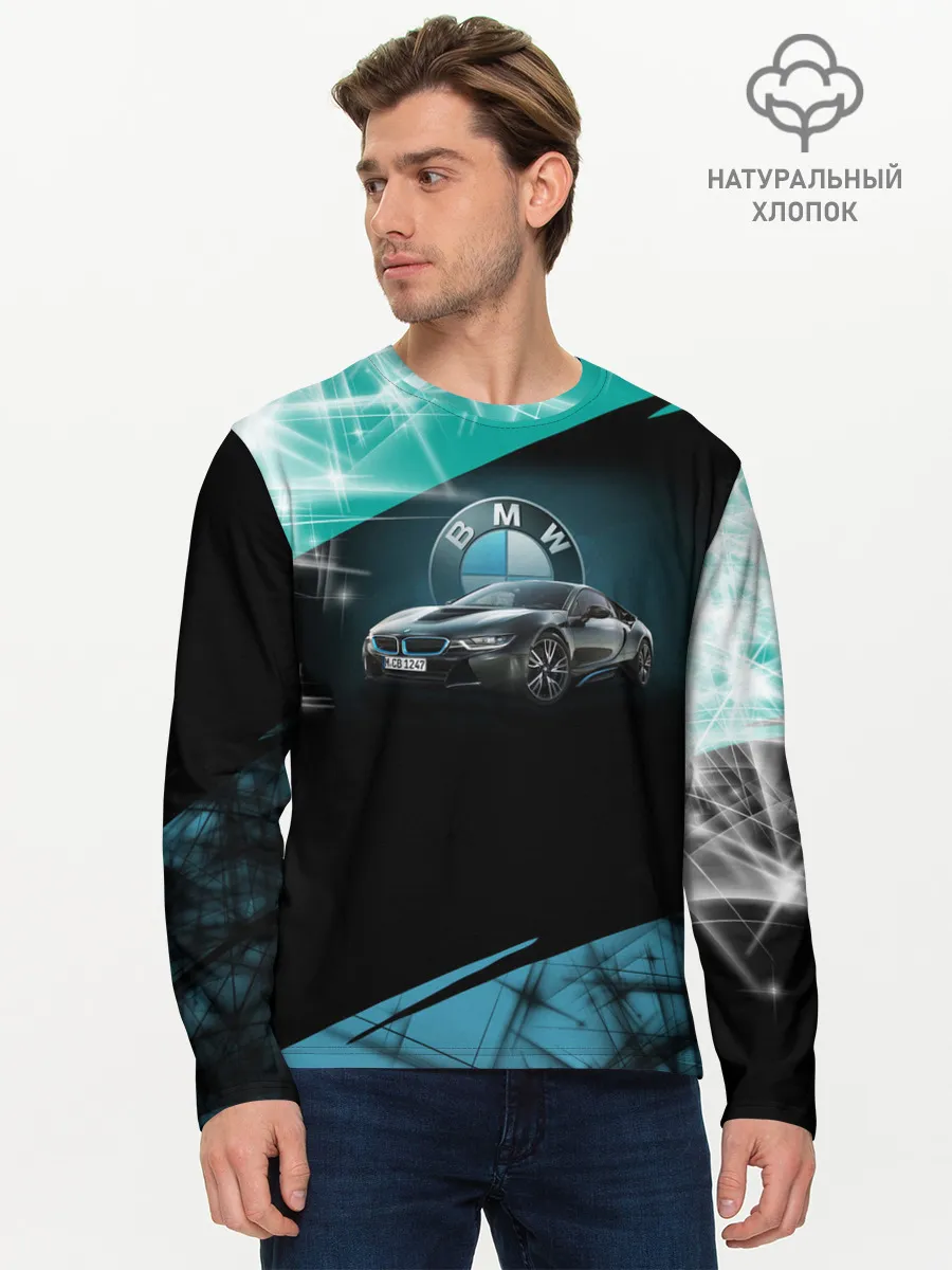 Мужской лонгслив базовый / BMW