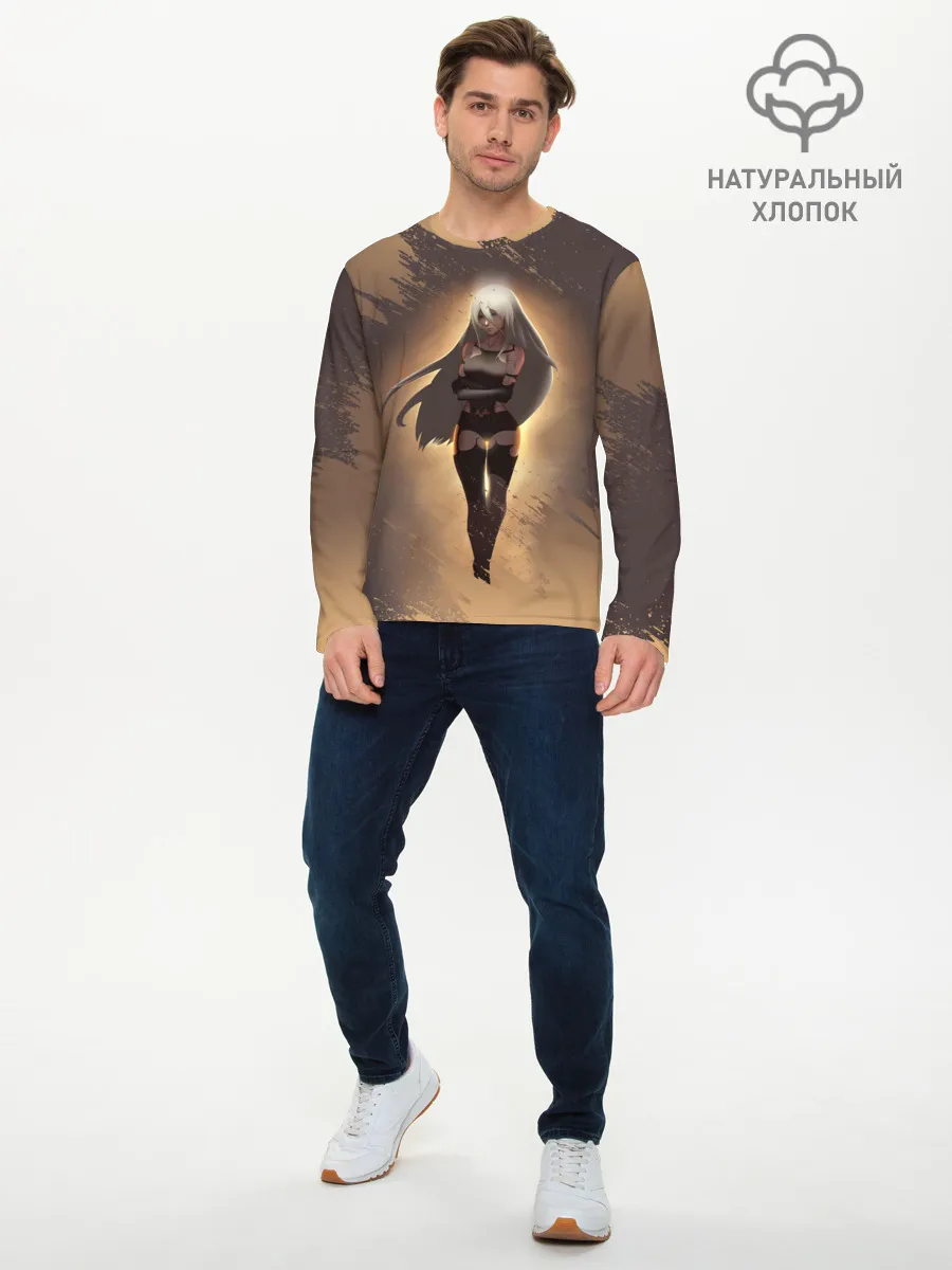 Мужской лонгслив базовый / Type A No.2 | Nier Automata