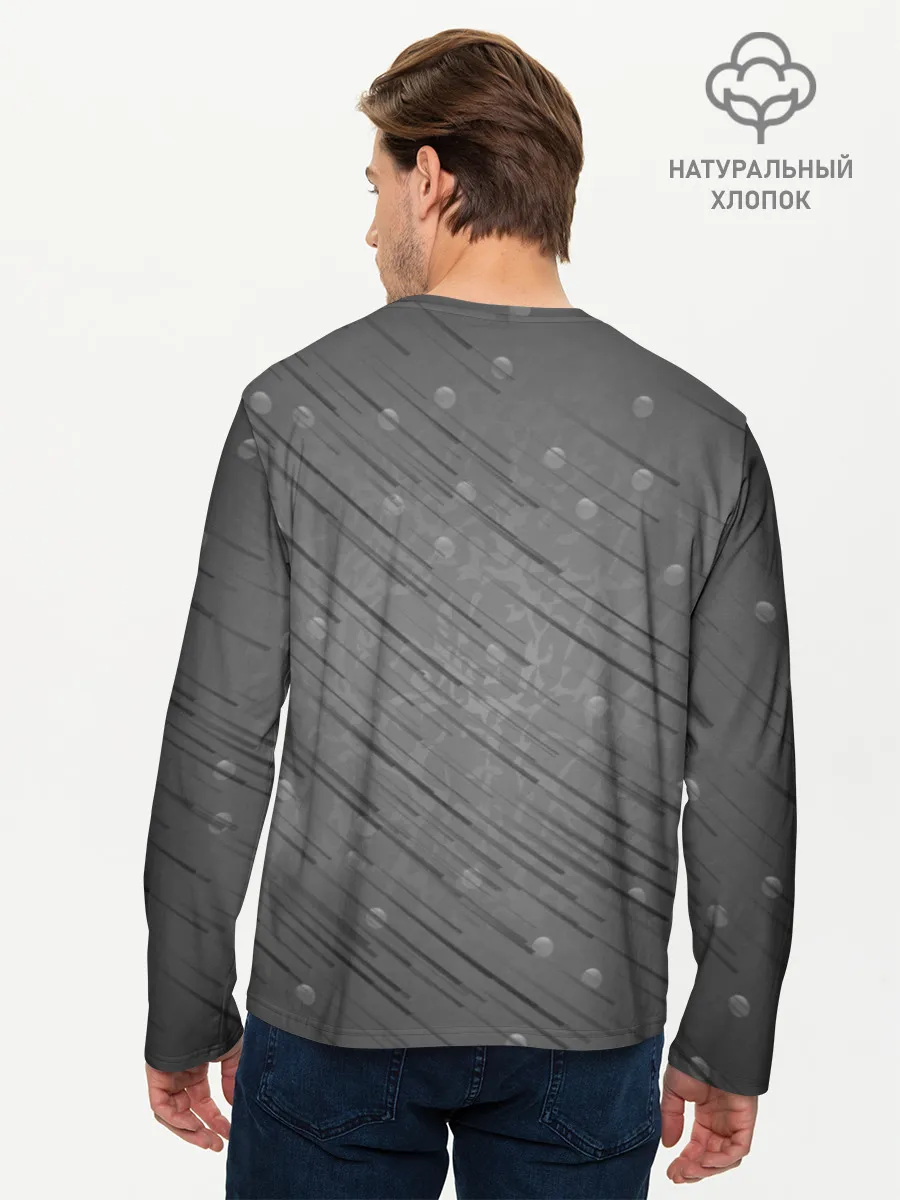 Мужской лонгслив базовый / Акула