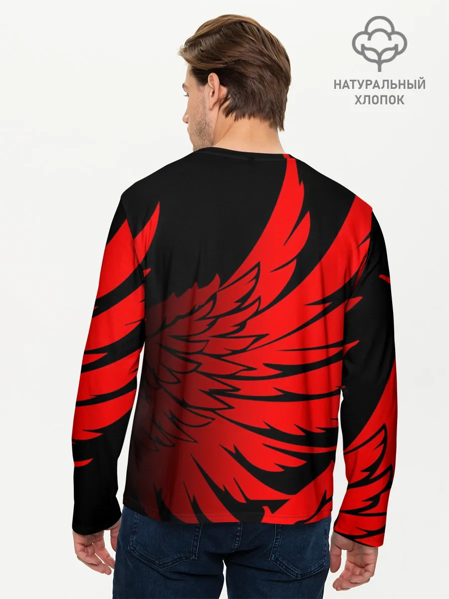 Мужской лонгслив базовый / YAMAHA / ЯМАХА / МОТОСПОРТ