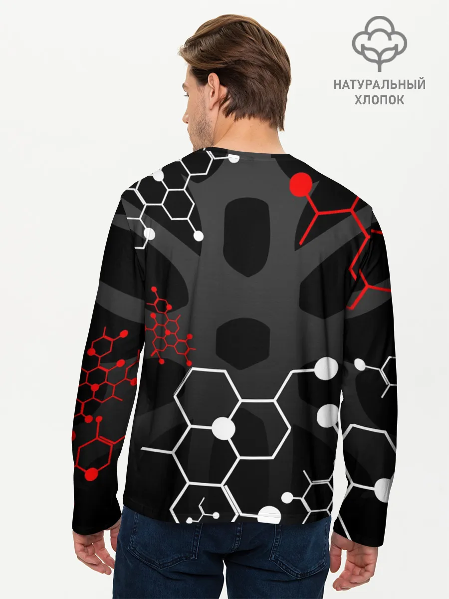 Мужской лонгслив базовый / YAMAHA / ЯМАХА / МОТОСПОРТ