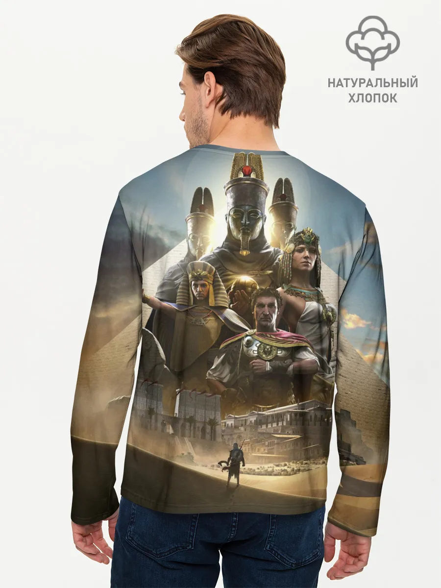 Мужской лонгслив базовый / Кредо Убийцы: Египет