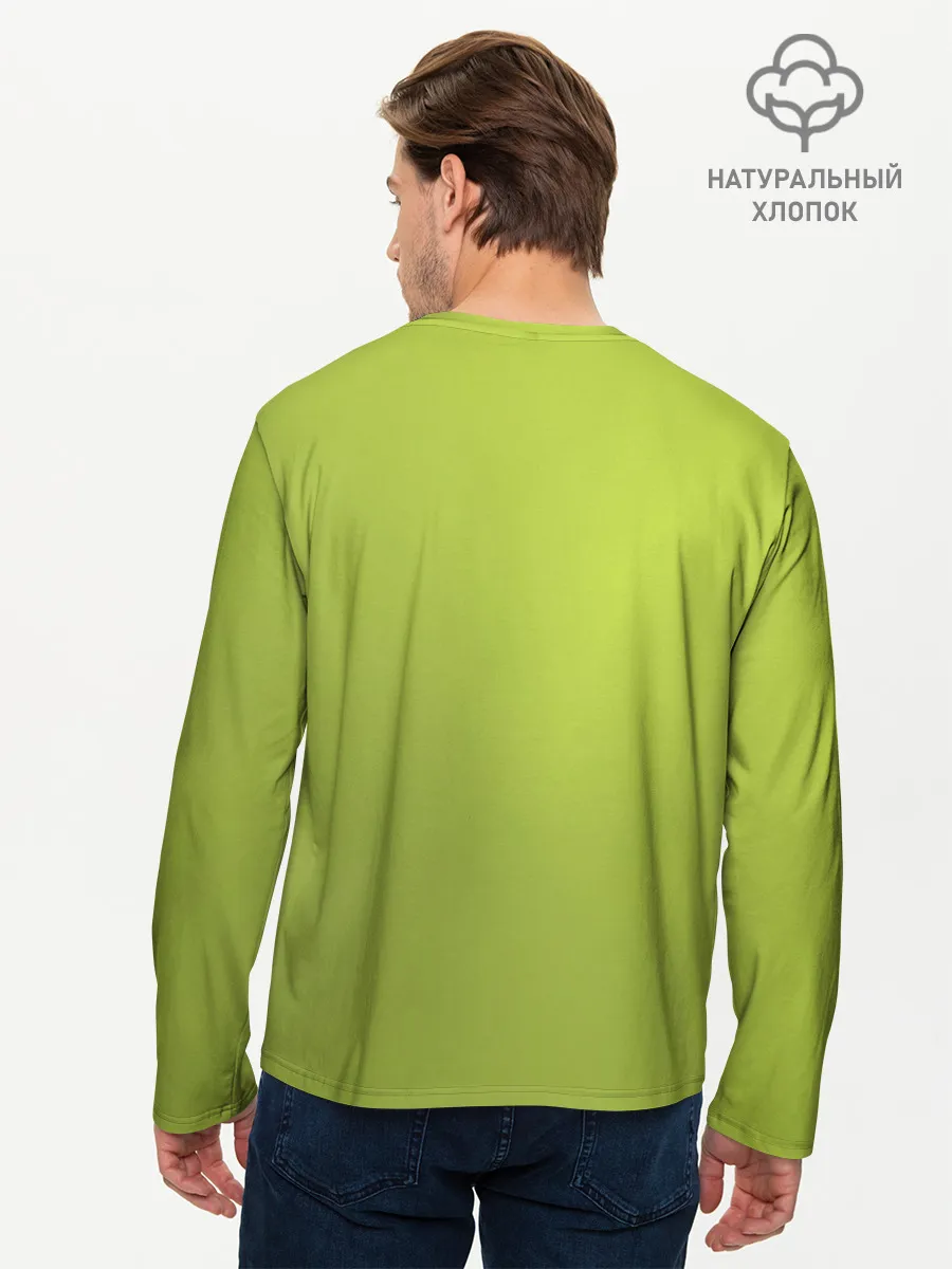 Мужской лонгслив базовый / Крутые бобры. Деггет