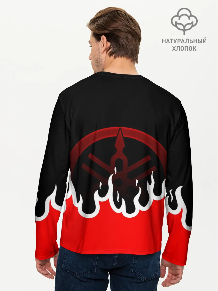 Мужской лонгслив базовый / YAMAHA / ЯМАХА / МОТОСПОРТ