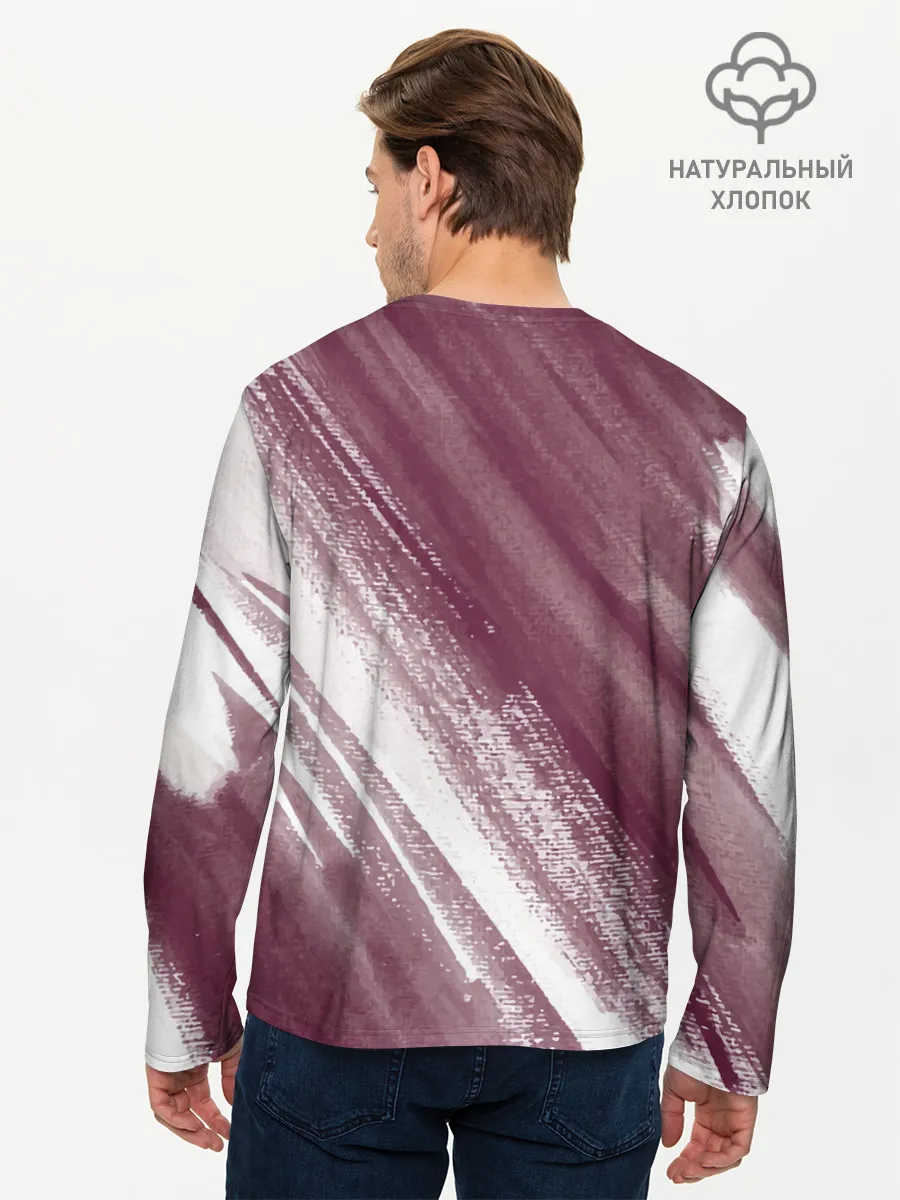 Мужской лонгслив базовый / Аста Либе Чёрный клевер