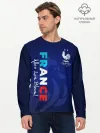 Мужской лонгслив базовый / Сборная Франции