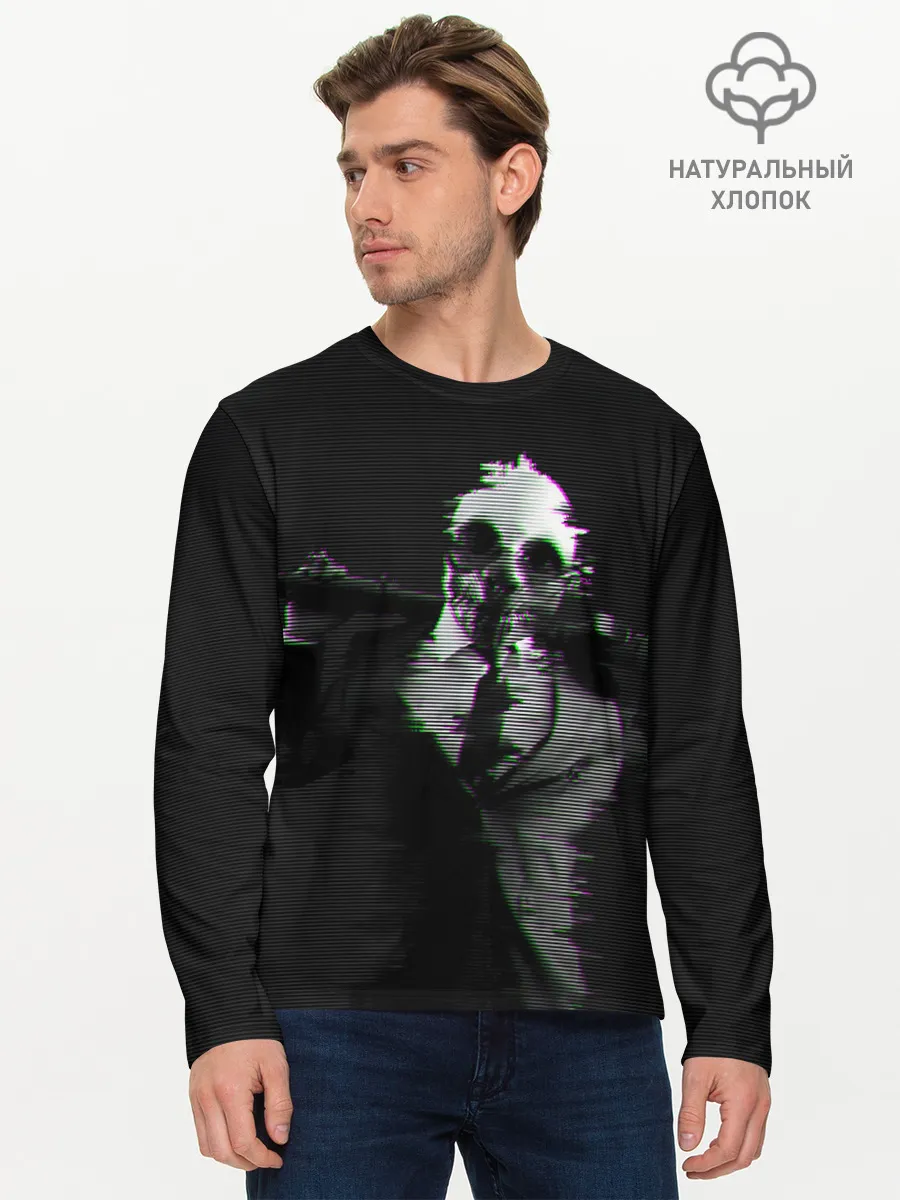 Мужской лонгслив базовый / Wolf