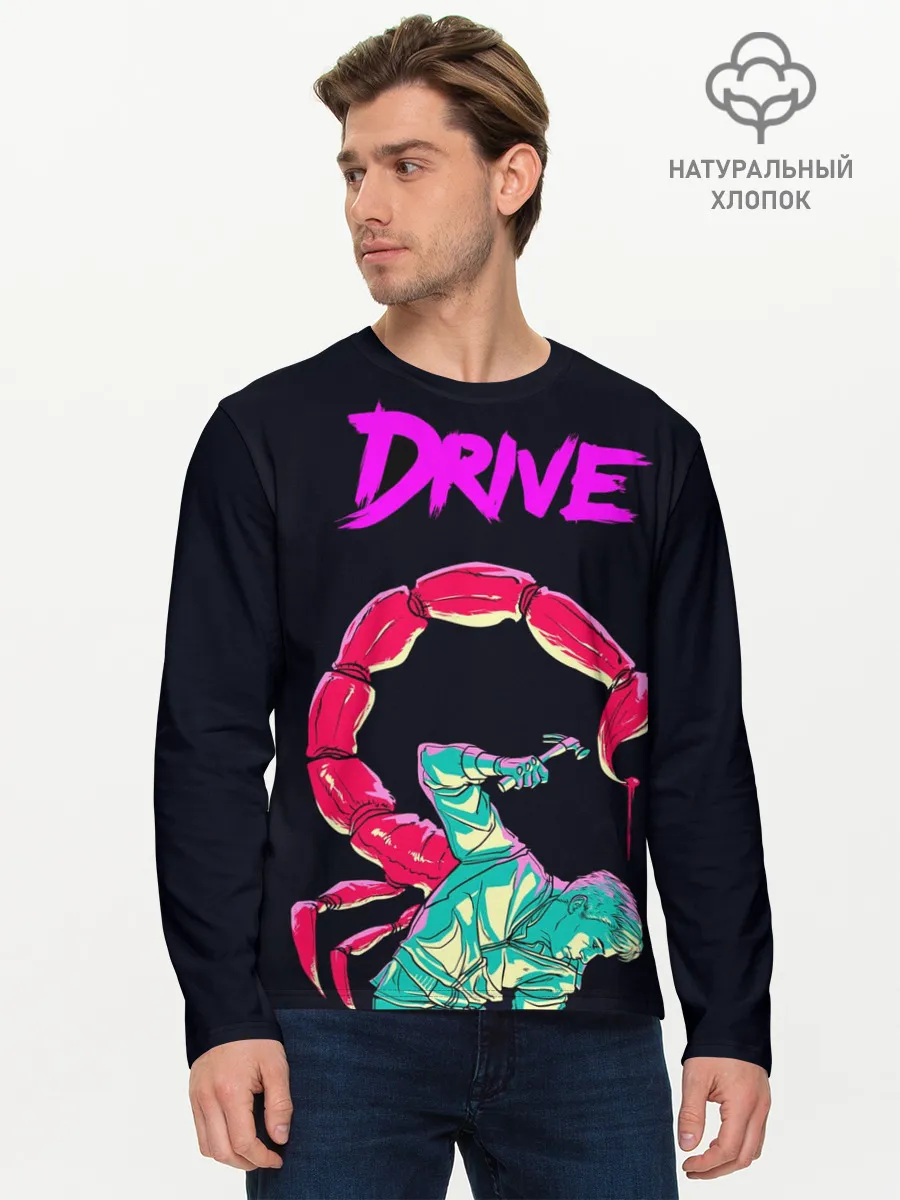Мужской лонгслив базовый / драйв фильм