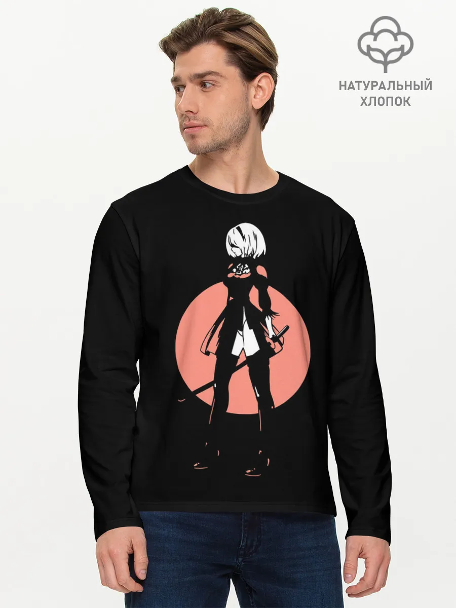 Мужской лонгслив базовый / Nier Automata
