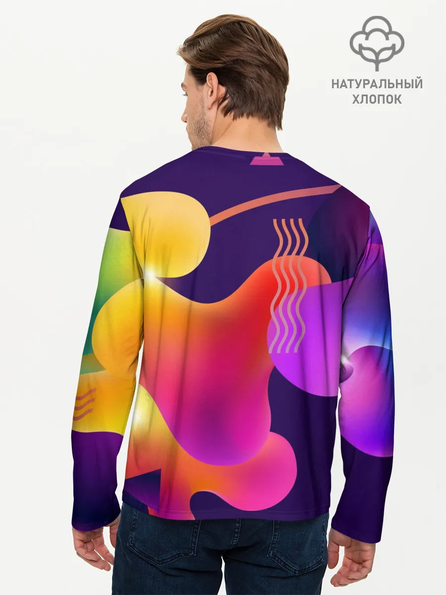 Мужской лонгслив базовый / Rainbow T-Shirt