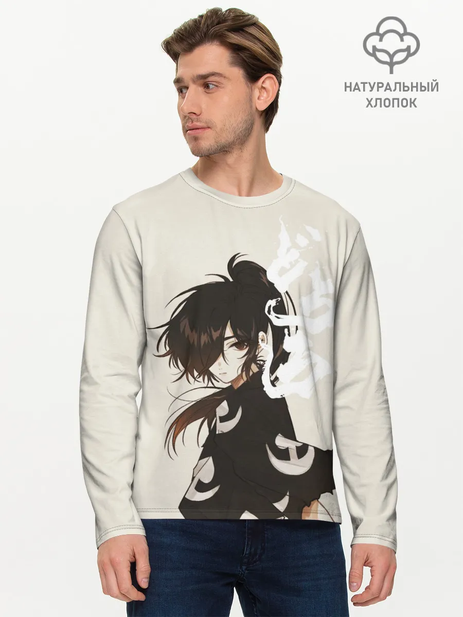 Мужской лонгслив базовый / Hyakkimaru