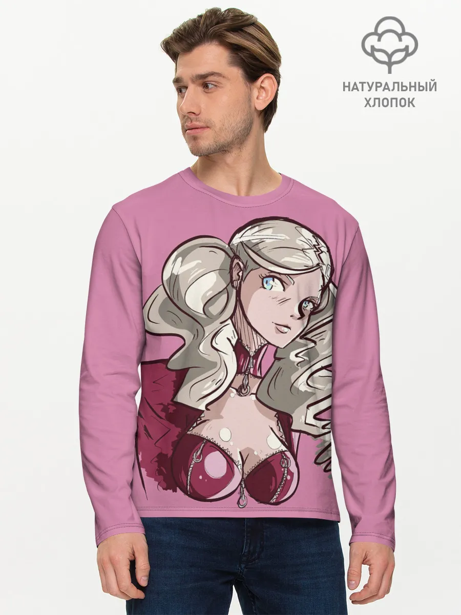Мужской лонгслив базовый / Милая Такамаки