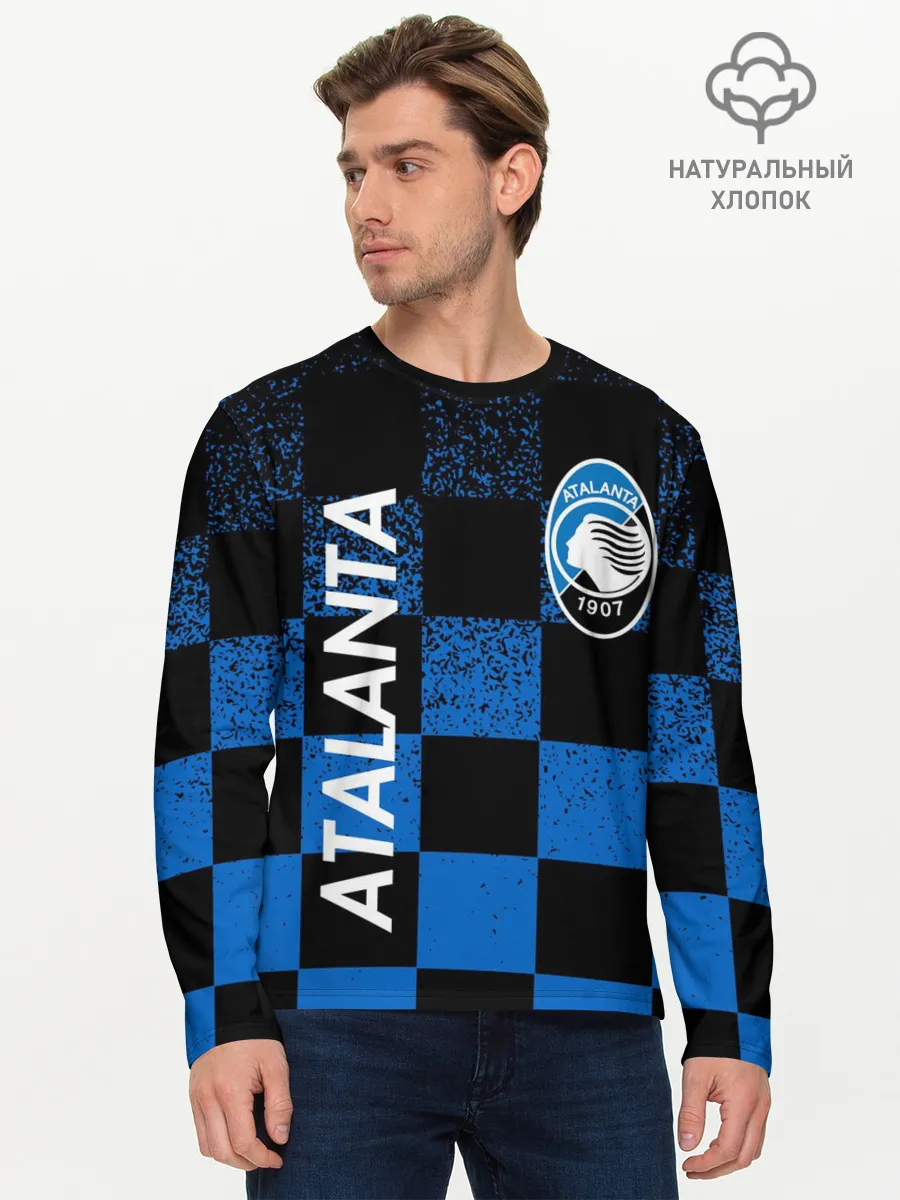 Мужской лонгслив базовый / FC ATALANTA / ФК АТАЛАНТА