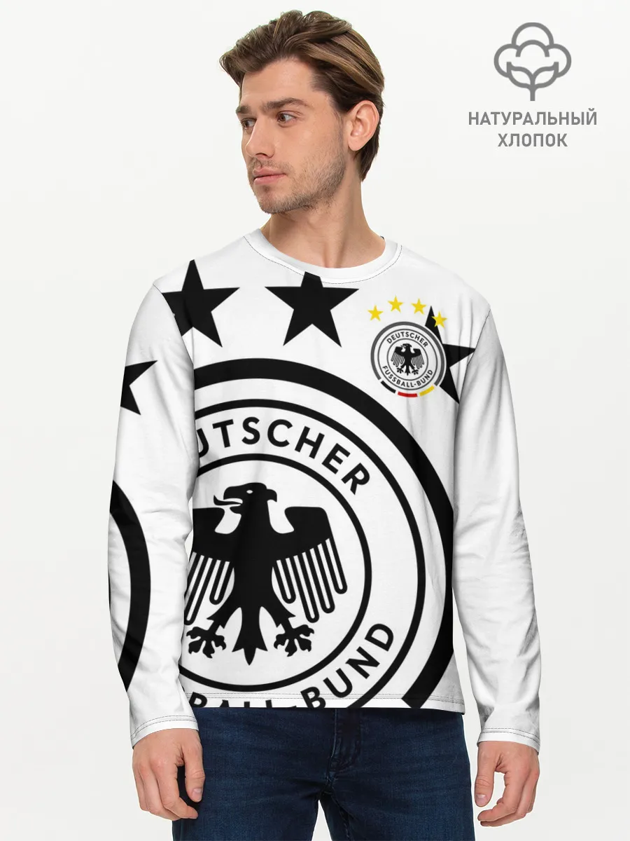 Мужской лонгслив базовый / Сборная Германии