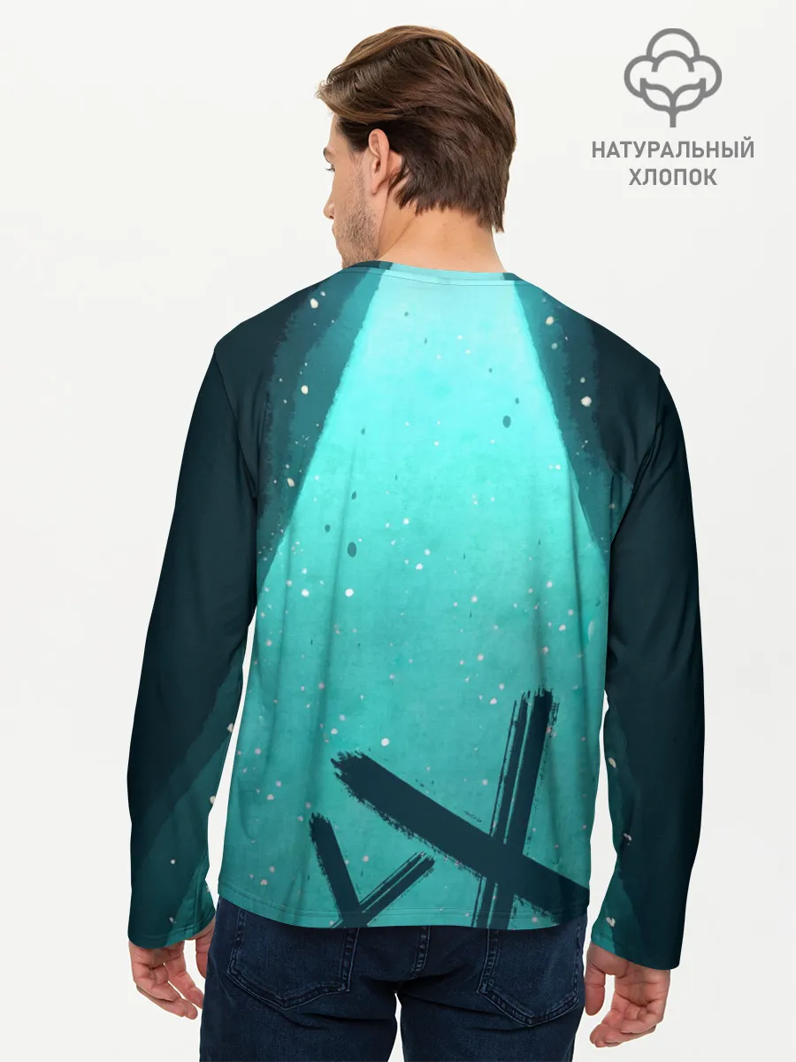 Мужской лонгслив базовый / Fox Mulder and Dana Scully