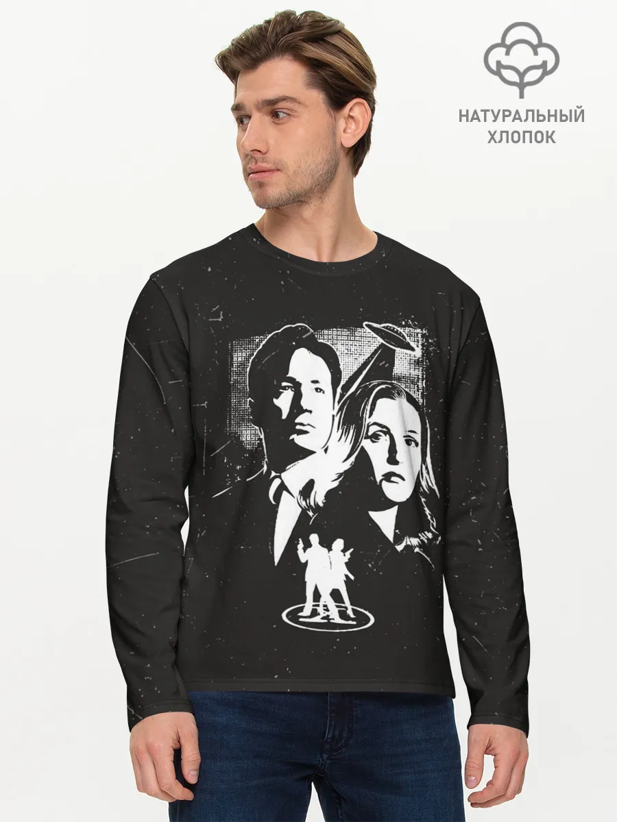 Мужской лонгслив базовый / Fox and Dana