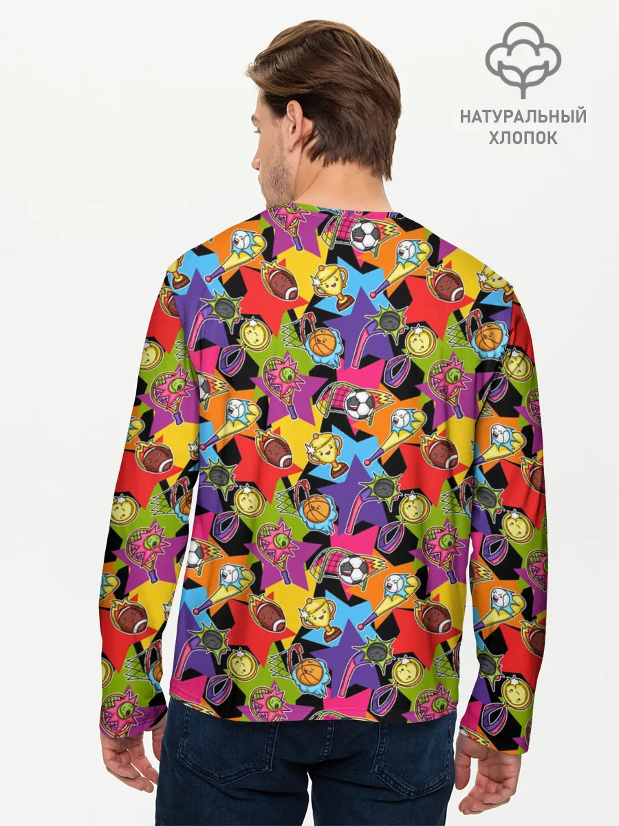 Мужской лонгслив базовый / Звезда Спорта