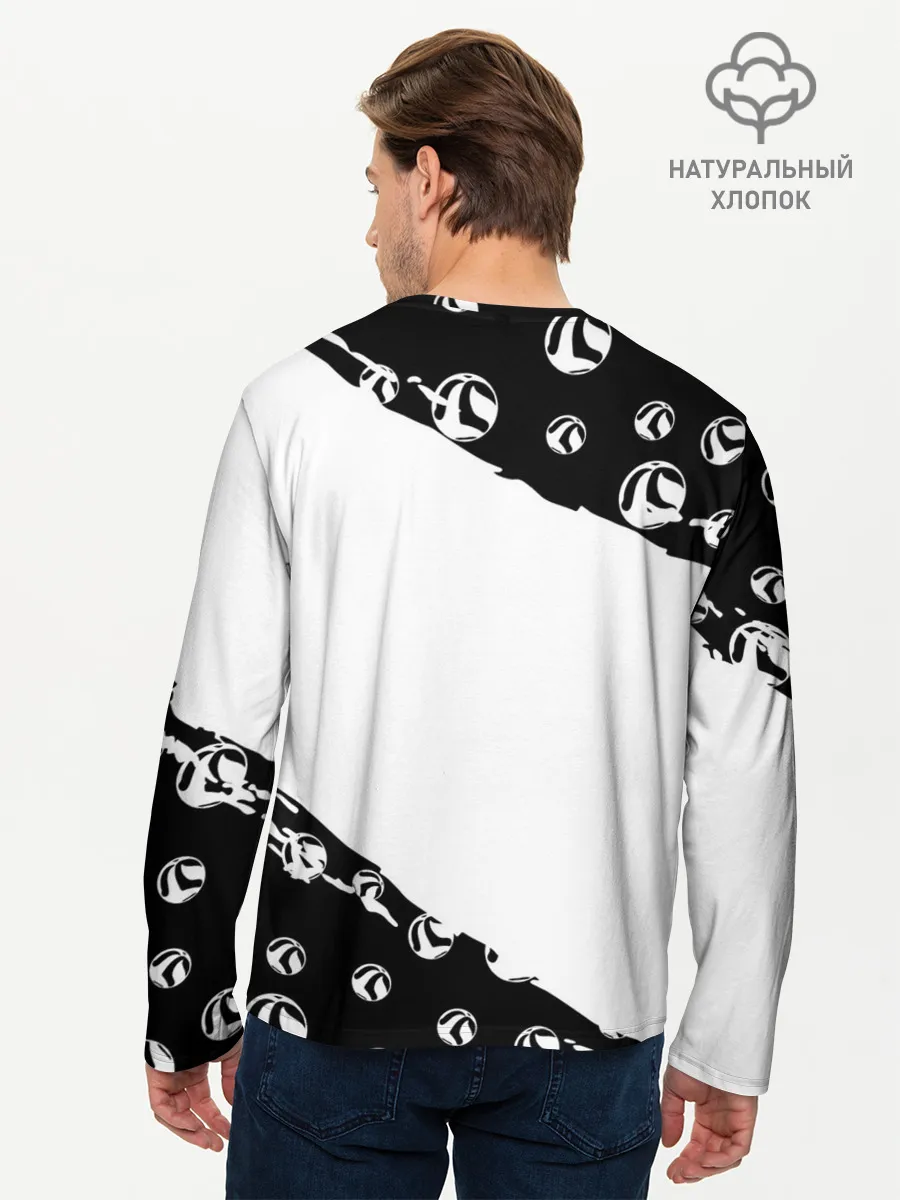 Мужской лонгслив базовый / ВОЛЕЙБОЛ!! семь персонажей