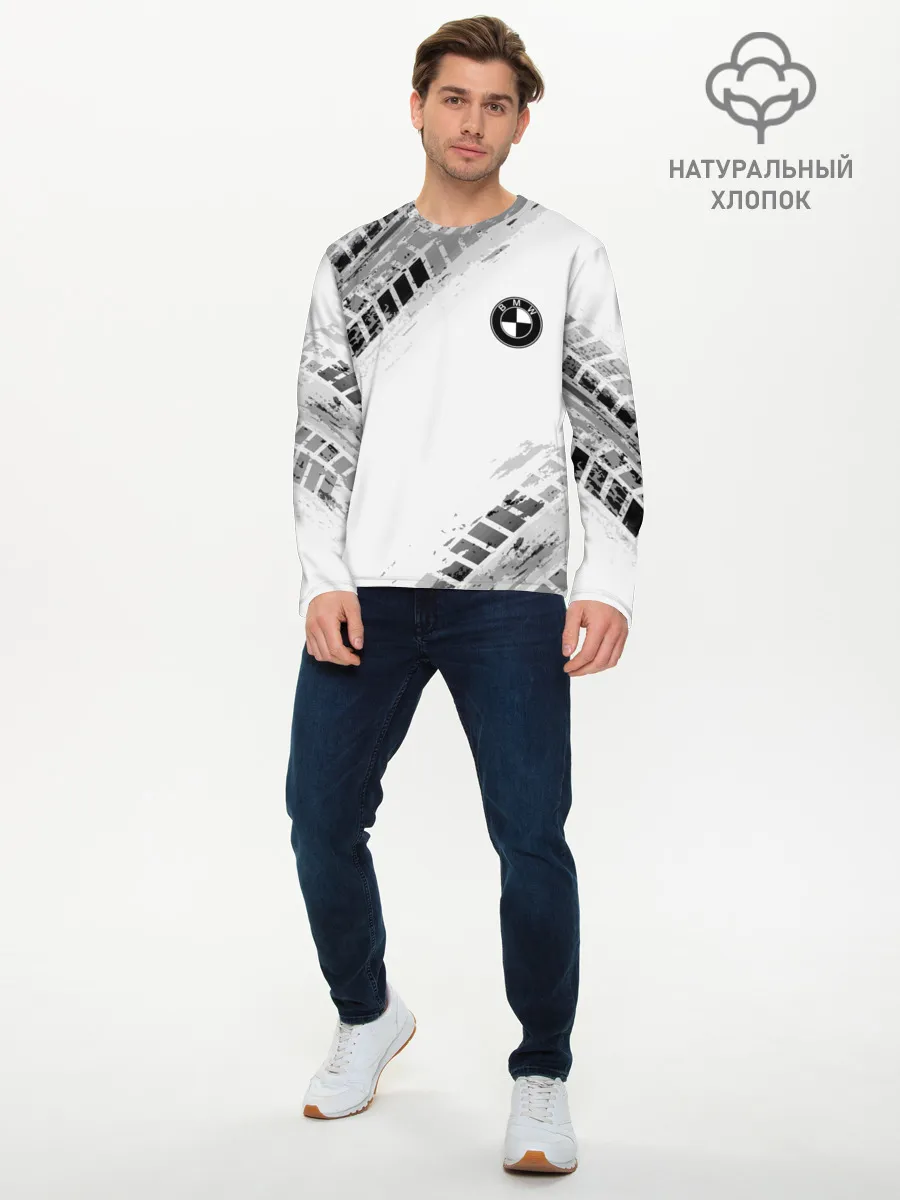 Мужской лонгслив базовый / BMW ПРОТЕКТОР ШИН