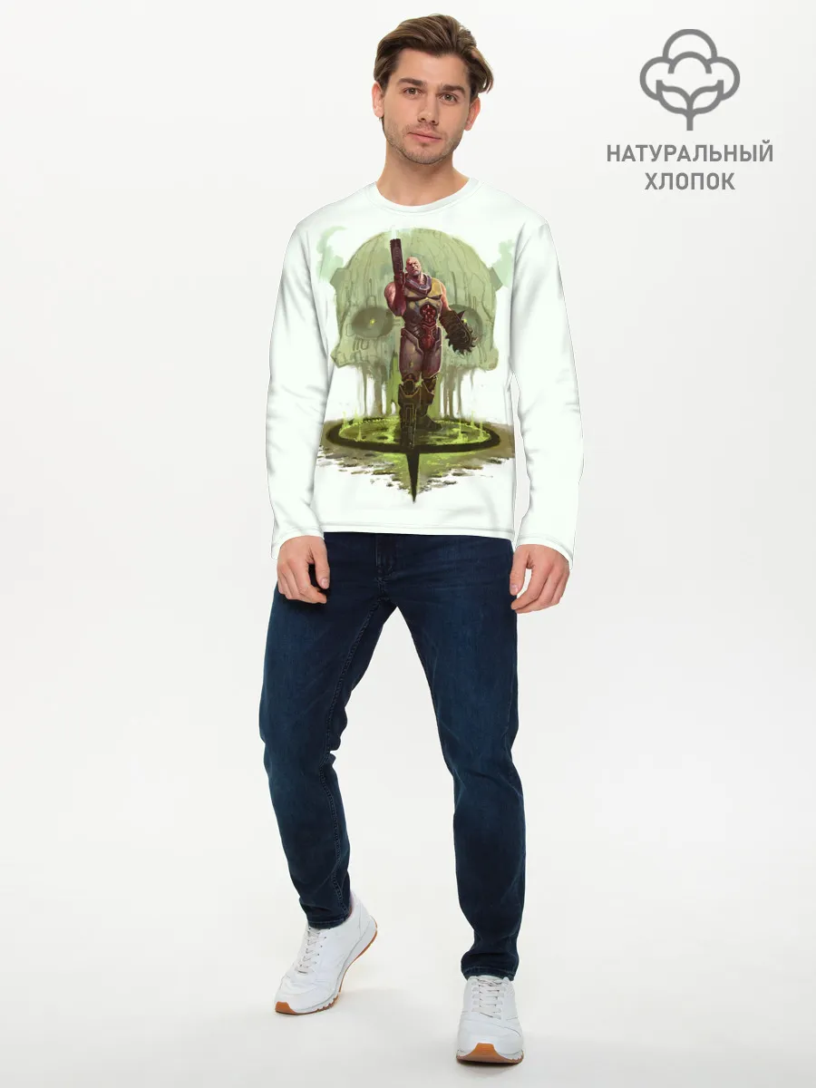 Мужской лонгслив базовый / Quake Champions