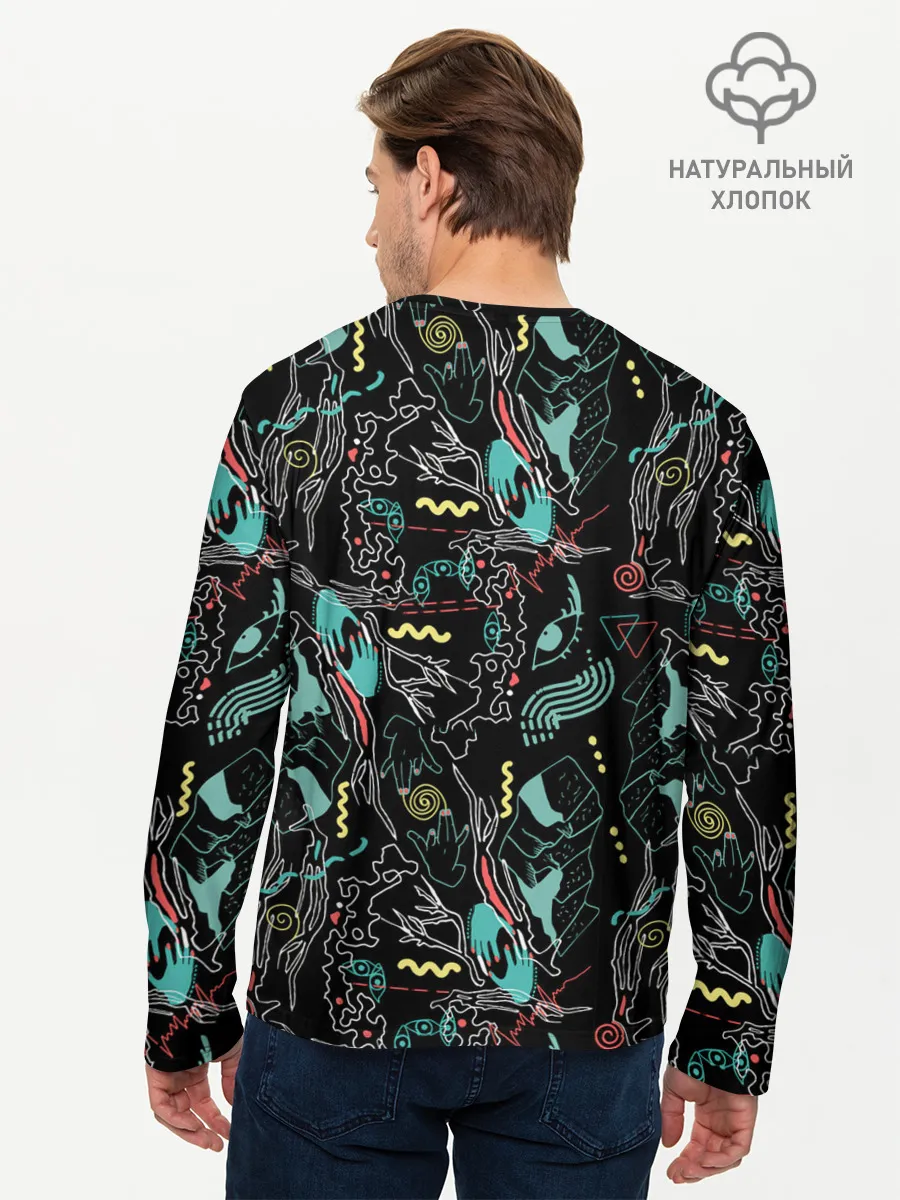 Мужской лонгслив базовый / Магия