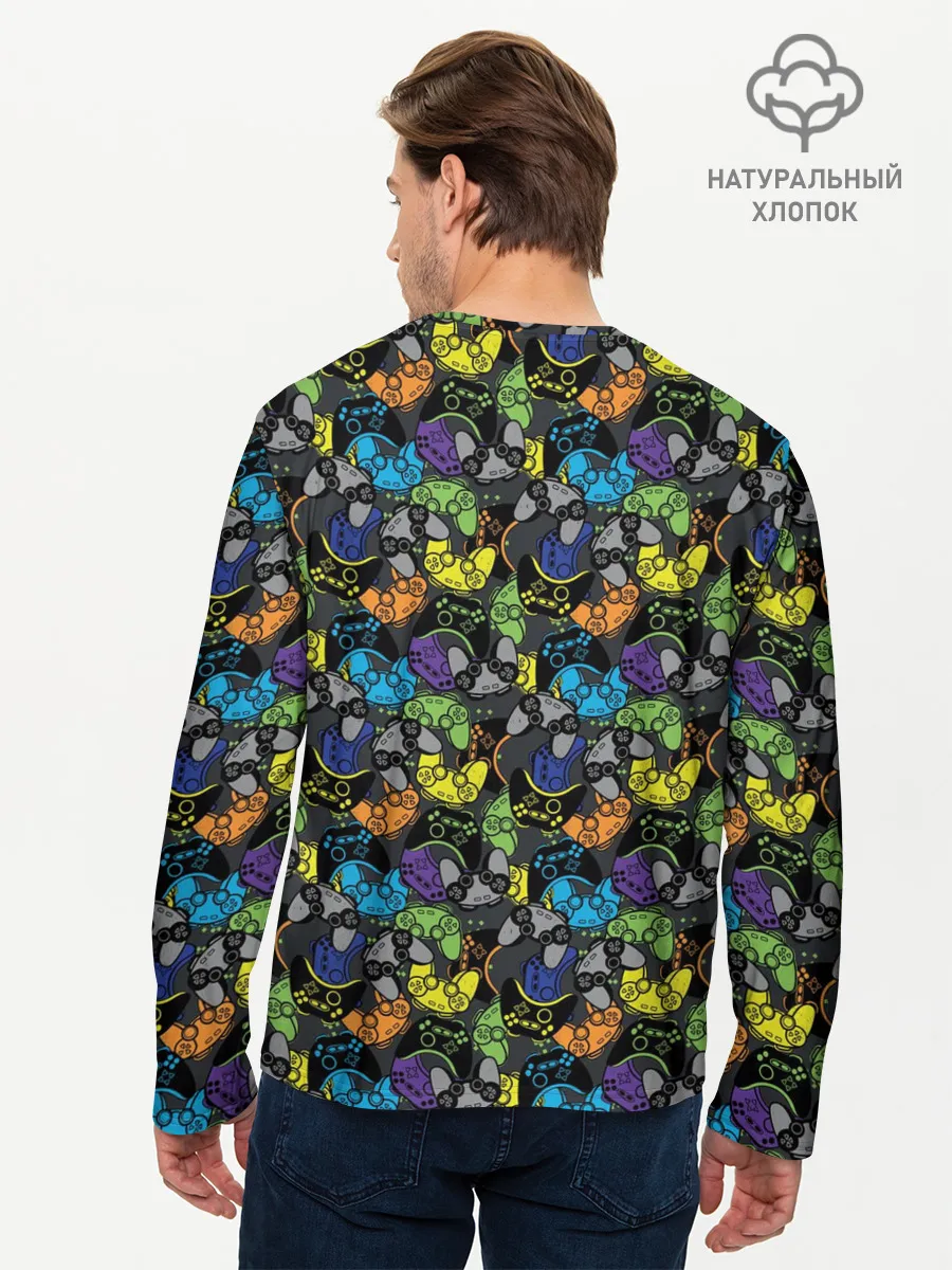 Мужской лонгслив базовый / Геймер