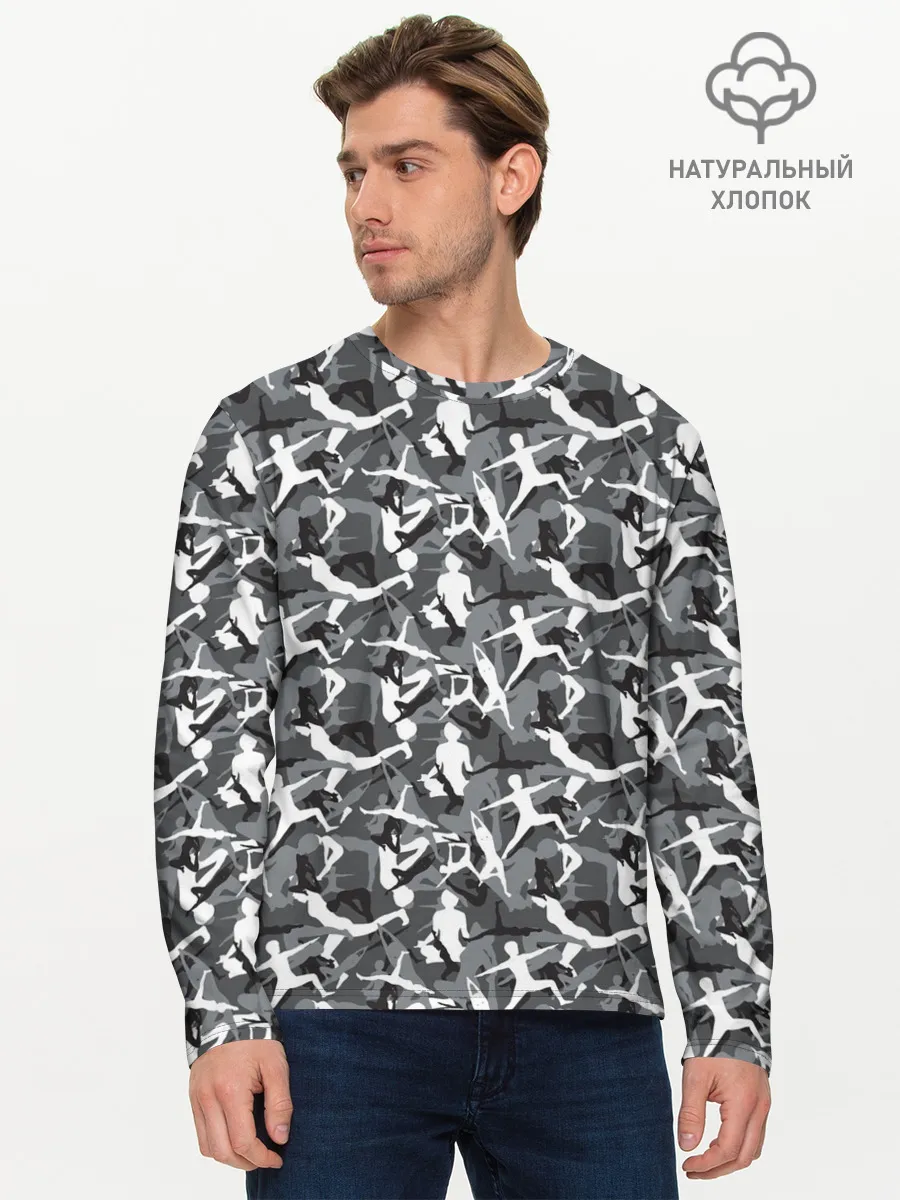 Мужской лонгслив базовый / Гимнастика