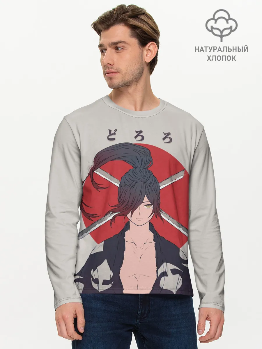 Мужской лонгслив базовый / Hyakkimaru Demon