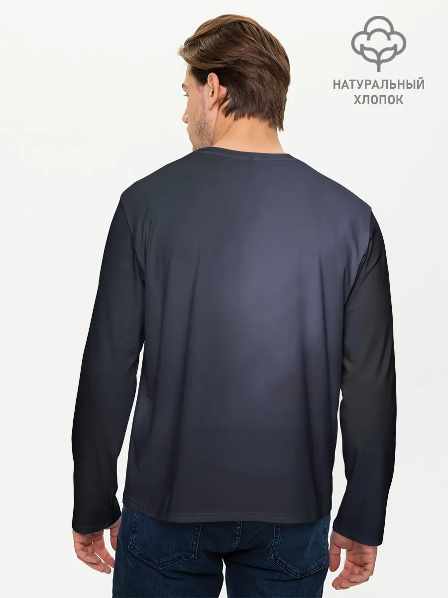 Мужской лонгслив базовый / Кракен