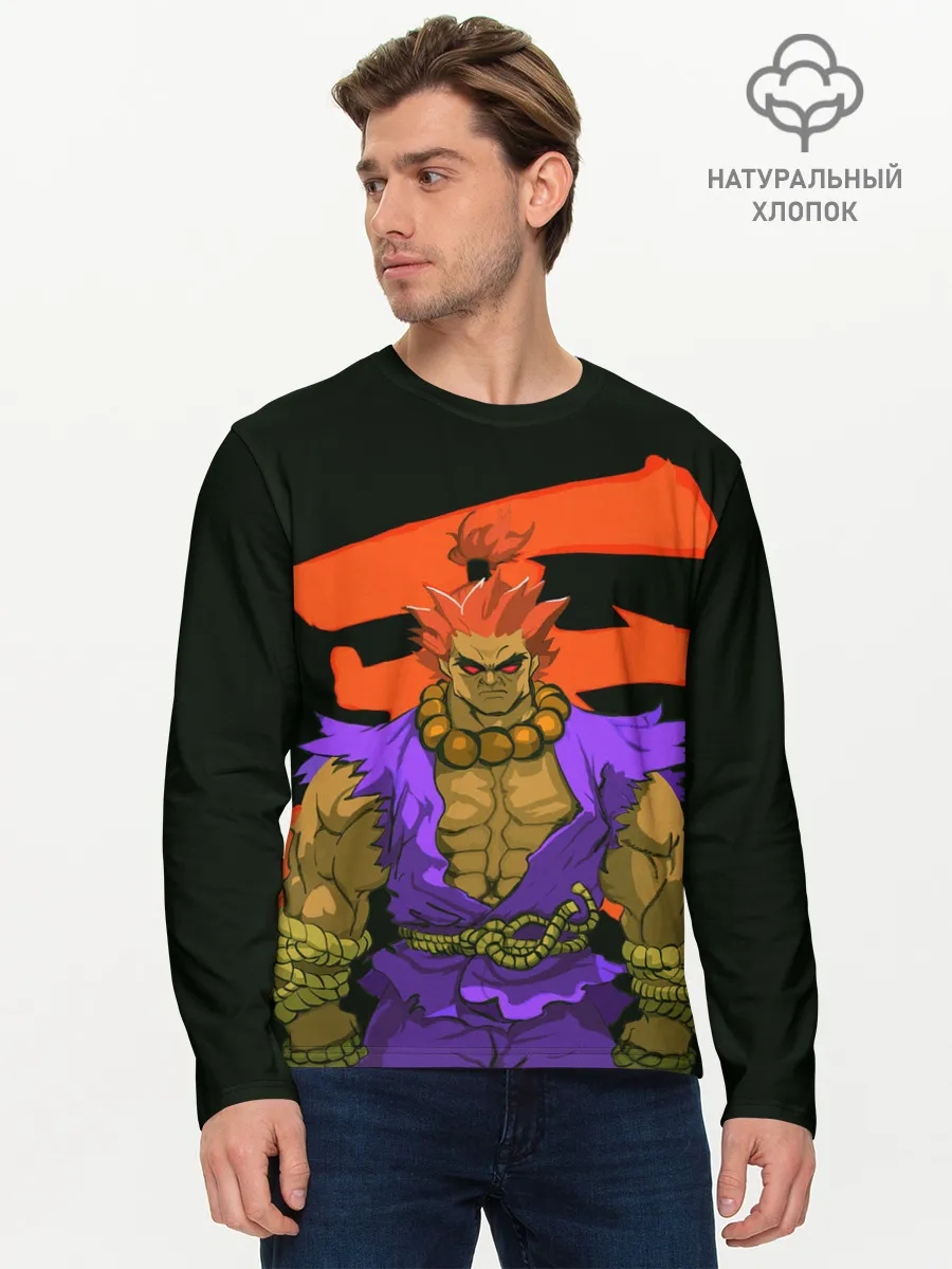 Мужской лонгслив базовый / Бланка