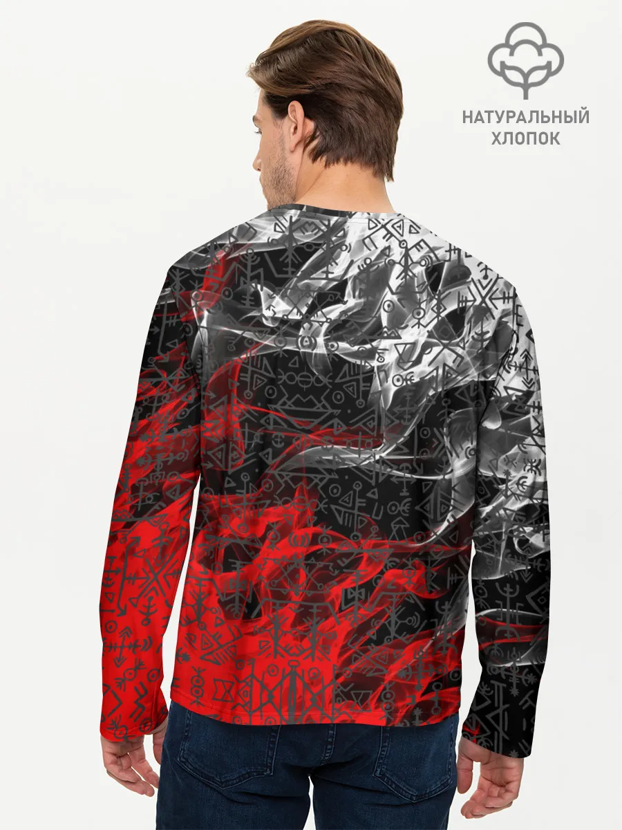 Мужской лонгслив базовый / Викинги