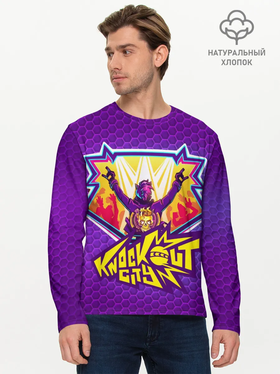 Мужской лонгслив базовый / Knockout City