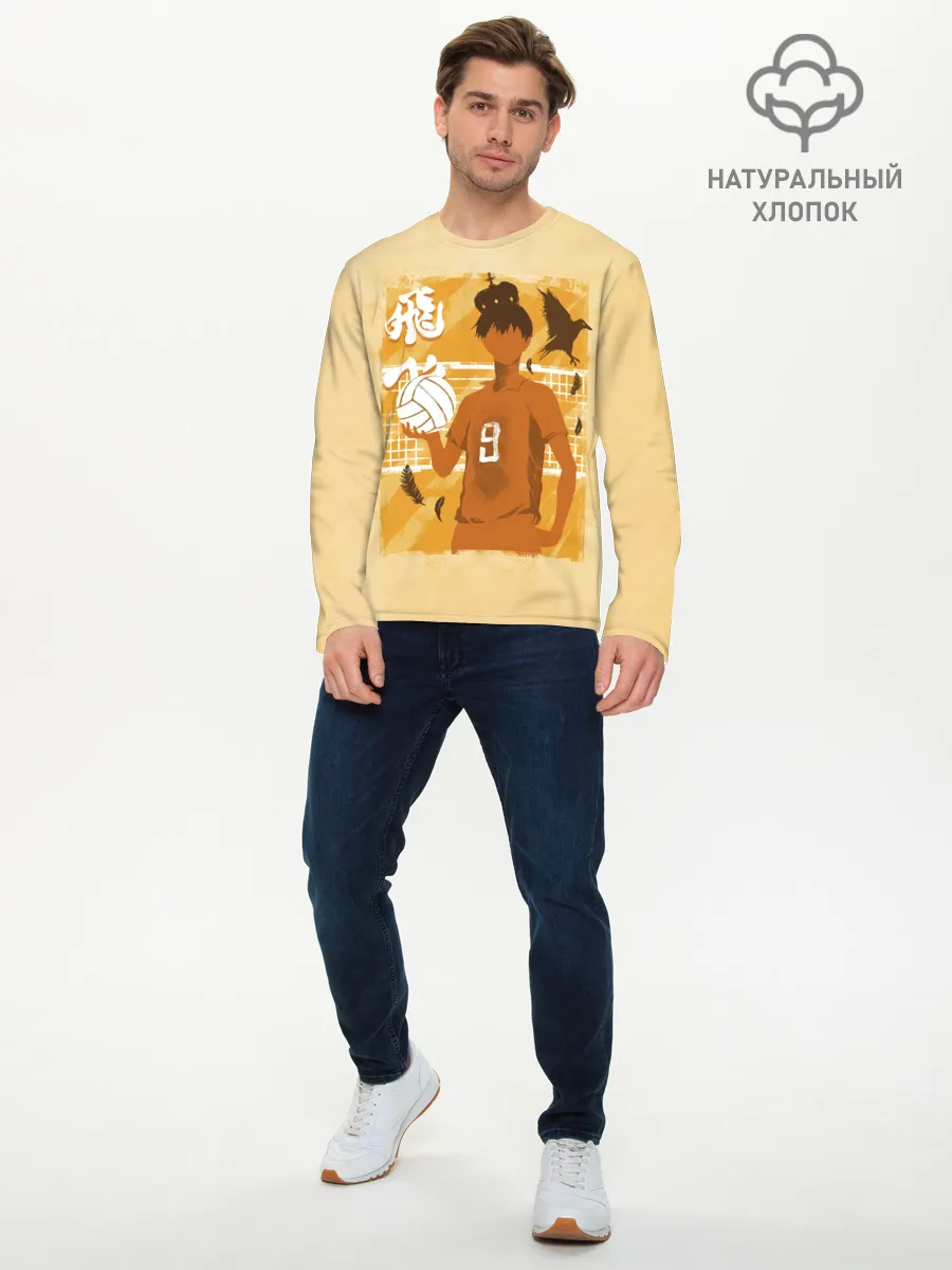 Мужской лонгслив базовый / Тобио Кагеяма Haikyuu!!