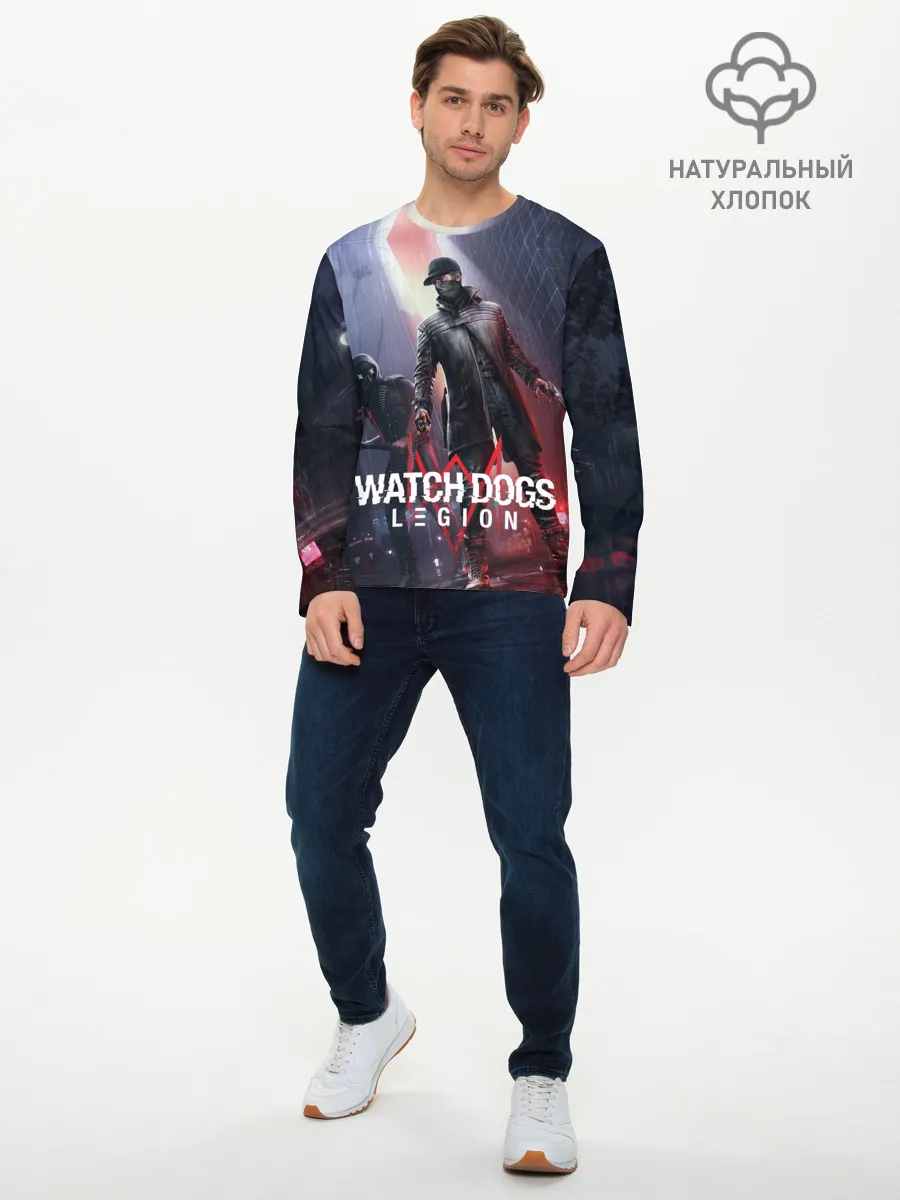 Мужской лонгслив базовый / Эйден Пирс и Ренч Легион