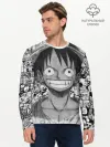 Мужской лонгслив базовый / Луфи улыбается one piece