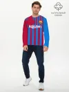 Мужской лонгслив базовый / Месси Барселона 2021/2022