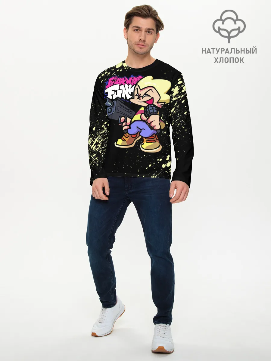 Мужской лонгслив базовый / Friday Night Funkin [6]